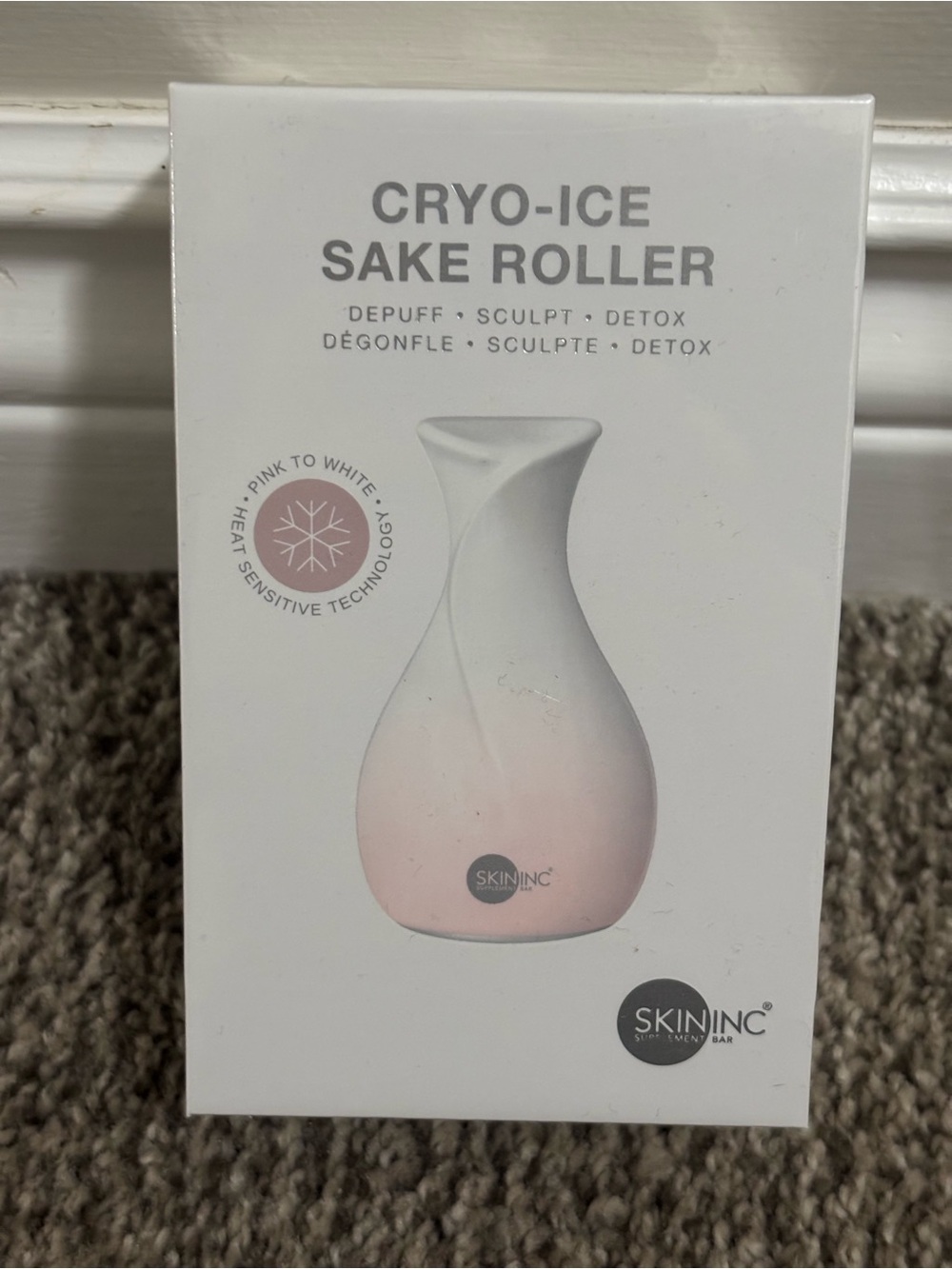 Cryo Sake Ice Roller Facial Skincare Tool | Cooling Face Roller